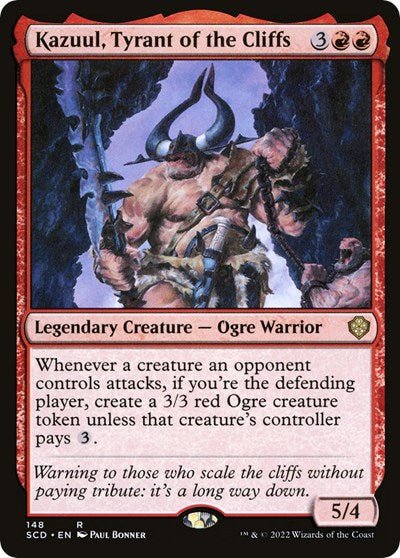 Kazuul, Tyrant of the Cliffs (Commander 2022 Starter Decks) Near Mint - Nick Nack's Full Frontal Attack
