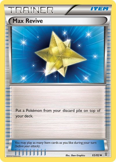 Max Revive (Generations) Near Mint Reverse Holofoil