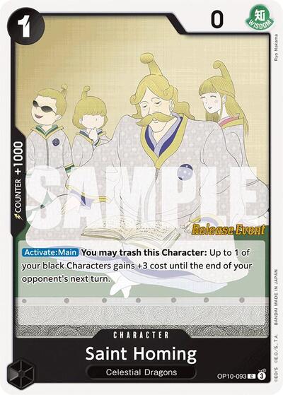 Saint Homing (Royal Blood Release Event Cards) Near Mint - Nick Nack's Full Frontal Attack