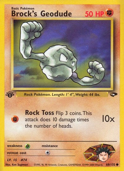 Brock's Geodude (Gym Challenge) Light Play Unlimited