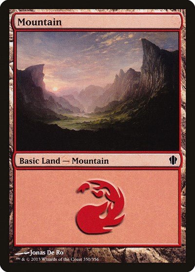 Mountain (350) (Commander 2013) Near Mint - Nick Nack's Full Frontal Attack