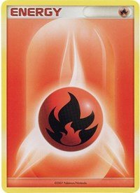Fire Energy (2007 Unnumbered D/P Style Non-Holo) (League and Championship) Light Play - Nick Nack's Full Frontal Attack