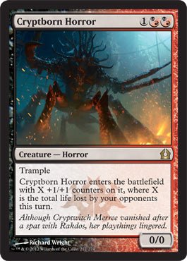Cryptborn Horror (Return to Ravnica) Near Mint - Nick Nack's Full Frontal Attack