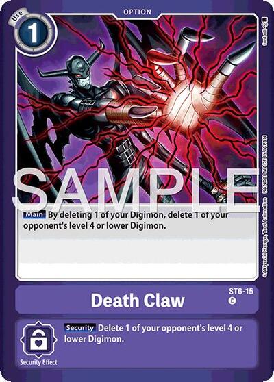 Death Claw (Limited Card Pack -Billion Bullet-) (Starter Deck 06: Venomous Violet) Near Mint Foil