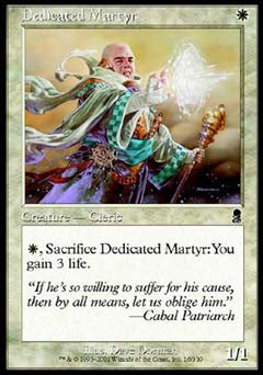 Dedicated Martyr (Odyssey) Light Play Foil