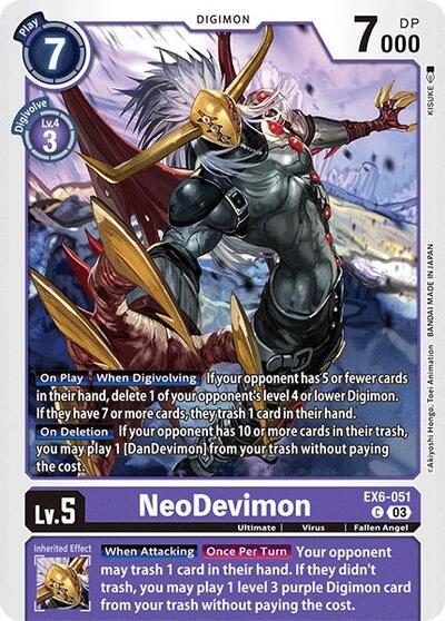 NeoDevimon (Infernal Ascension) Near Mint - Nick Nack's Full Frontal Attack