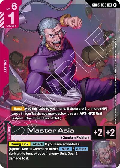 Master Asia (Freedom Ascension) Near Mint Holofoil