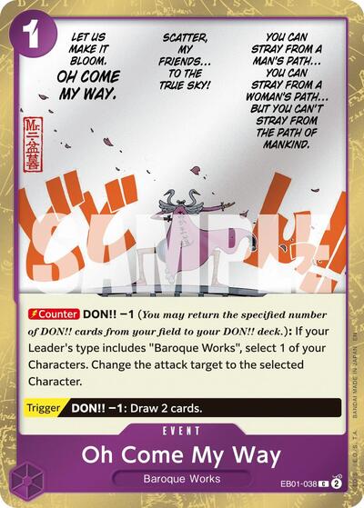 Oh Come My Way (Pirate Foil) (Premium Booster - The Best - Vol. 2) Near Mint Foil - Nick Nack's Full Frontal Attack
