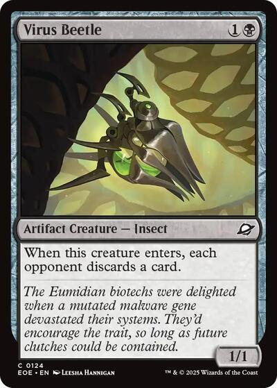 Virus Beetle (Edge of Eternities) Near Mint - Nick Nack's Full Frontal Attack