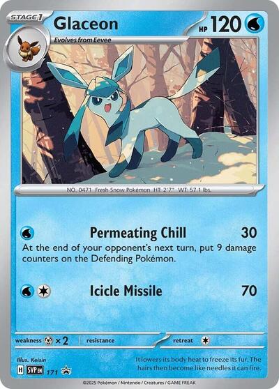 Glaceon - 171 (SV: Scarlet & Violet Promo Cards) Near Mint Holofoil
