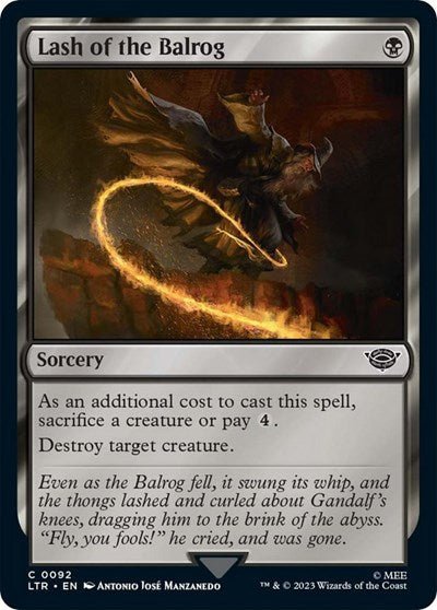 Lash of the Balrog (Universes Beyond: The Lord of the Rings: Tales of Middle-earth) Near Mint - Nick Nack's Full Frontal Attack