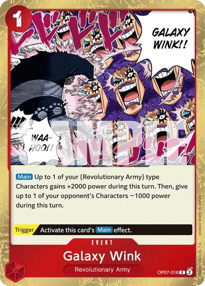 Galaxy Wink (500 Years in the Future) Near Mint Foil - Nick Nack's Full Frontal Attack
