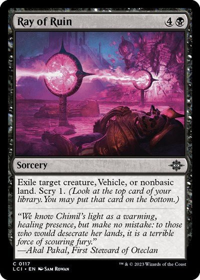 Ray of Ruin (The Lost Caverns of Ixalan) Near Mint - Nick Nack's Full Frontal Attack