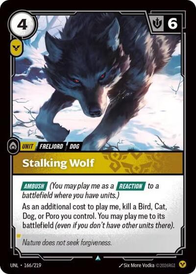 Stalking Wolf (Unleashed) Near Mint
