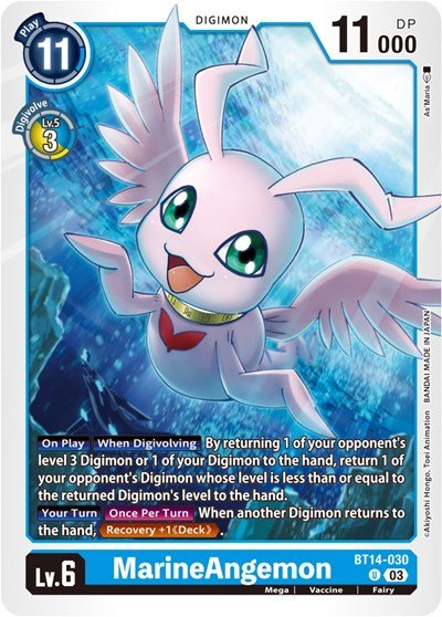 MarineAngemon (Blast Ace) Near Mint - Nick Nack's Full Frontal Attack