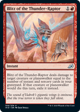 Blitz of the Thunder-Raptor (Ikoria: Lair of Behemoths) Near Mint - Nick Nack's Full Frontal Attack