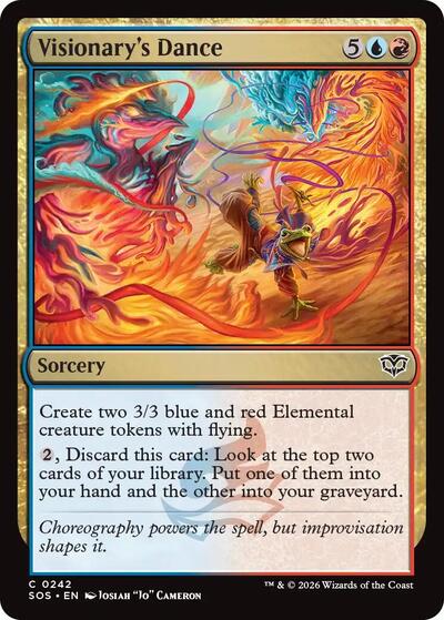 Visionary's Dance (Secrets of Strixhaven) Near Mint Foil