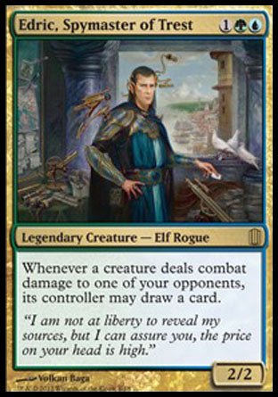 Edric, Spymaster of Trest (Commander's Arsenal) Near Mint Foil - Nick Nack's Full Frontal Attack