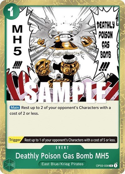 Deathly Poison Gas Bomb MH5 (Pillars of Strength) Near Mint Foil - Nick Nack's Full Frontal Attack