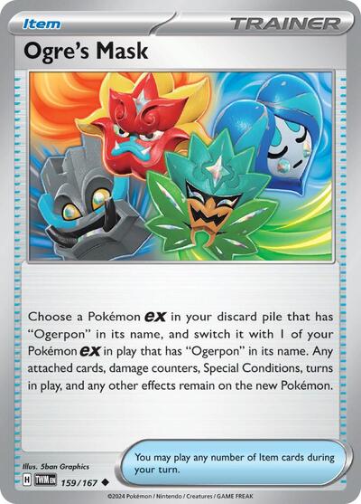 Ogre's Mask (SV06: Twilight Masquerade) Near Mint