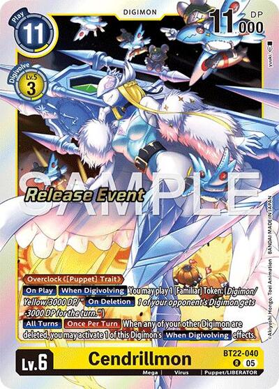 Cendrillmon (Cyber Eden Release Event Cards) Near Mint