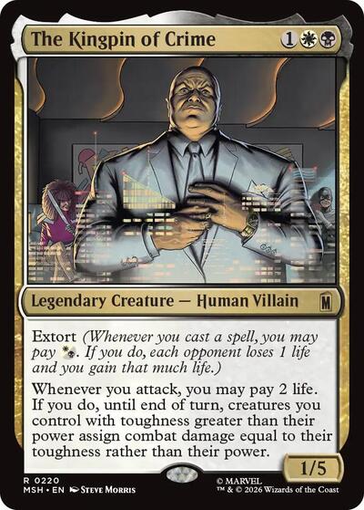The Kingpin of Crime (Marvel Super Heroes) Near Mint - Nick Nack's Full Frontal Attack