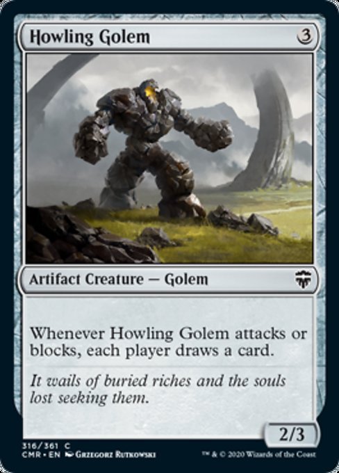 Howling Golem (Commander Legends) Near Mint - Nick Nack's Full Frontal Attack
