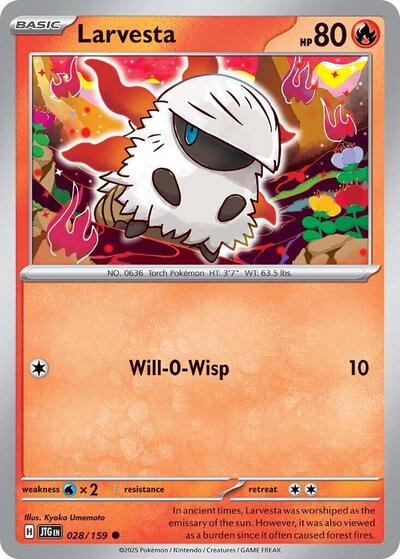 Larvesta (SV09: Journey Together) Near Mint