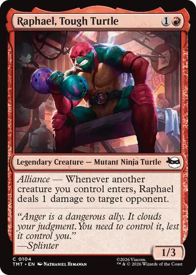 Raphael, Tough Turtle (Teenage Mutant Ninja Turtles) Near Mint Foil