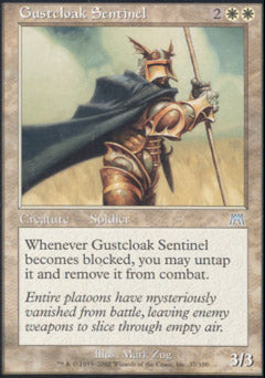 Gustcloak Sentinel (Onslaught) Light Play Foil