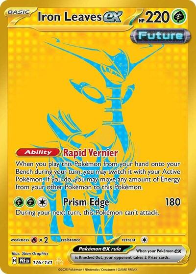 Iron Leaves ex (SV: Prismatic Evolutions) Near Mint Holofoil