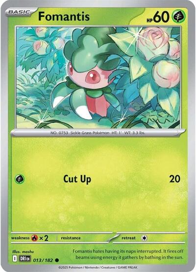 Fomantis (SV10: Destined Rivals) Near Mint - Nick Nack's Full Frontal Attack