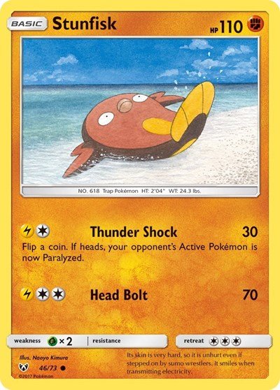 Stunfisk (Shining Legends) Near Mint - Nick Nack's Full Frontal Attack
