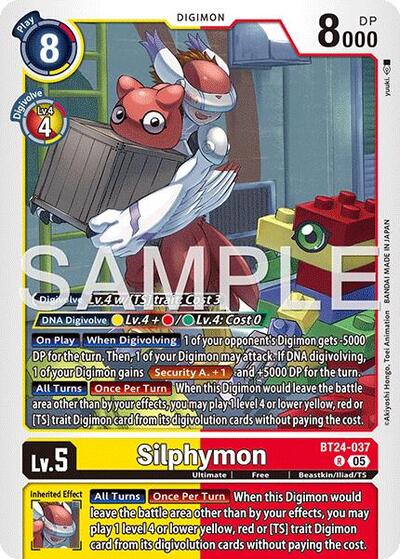 Silphymon (Time Stranger) Near Mint Foil - Nick Nack's Full Frontal Attack