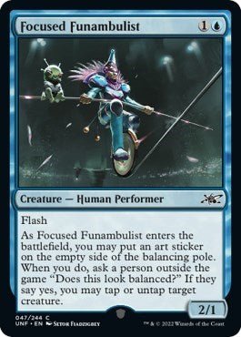 Focused Funambulist (Unfinity) Near Mint - Nick Nack's Full Frontal Attack