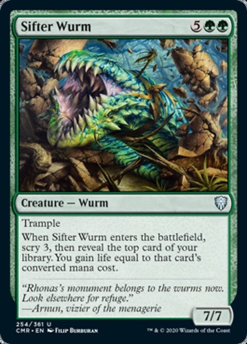 Sifter Wurm (Commander Legends) Near Mint - Nick Nack's Full Frontal Attack