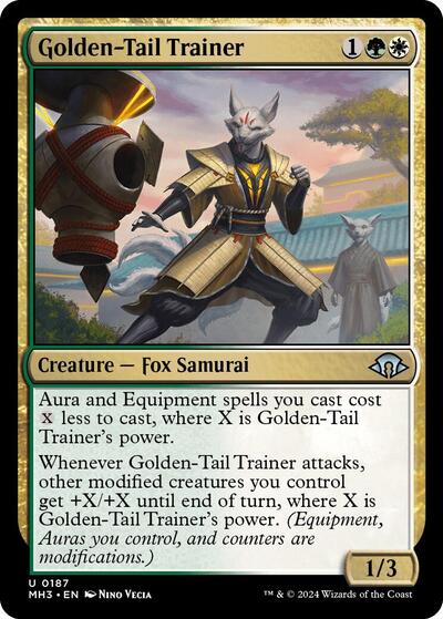 Golden-Tail Trainer (Modern Horizons 3) Near Mint - Nick Nack's Full Frontal Attack