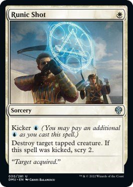 Runic Shot (Dominaria United) Near Mint Foil - Nick Nack's Full Frontal Attack