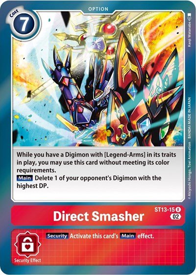 Direct Smasher (Starter Deck 13: Ragnaloardmon) Near Mint Foil - Nick Nack's Full Frontal Attack