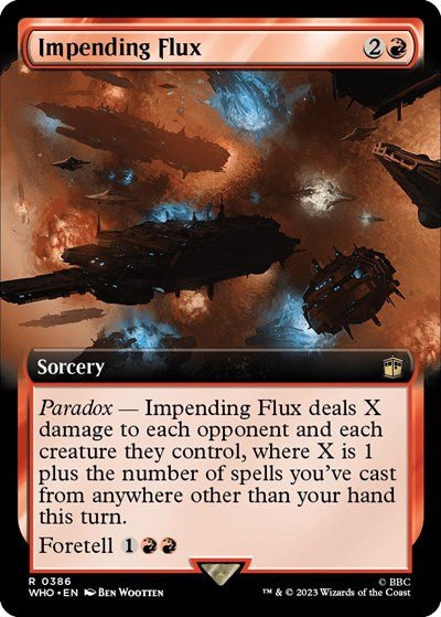 Impending Flux (Extended Art) (Universes Beyond: Doctor Who) Near Mint - Nick Nack's Full Frontal Attack