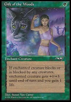 Gift of the Woods (Woman and Lynx) (Alliances) Light Play - Nick Nack's Full Frontal Attack