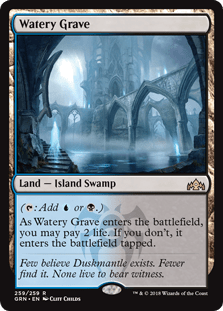 Watery Grave (Guilds of Ravnica) Near Mint - Nick Nack's Full Frontal Attack
