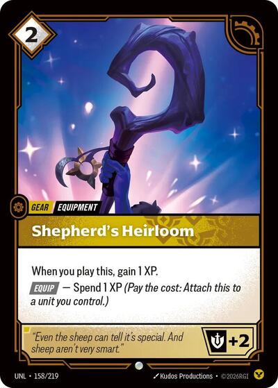 Shepherd's Heirloom (Unleashed) Near Mint