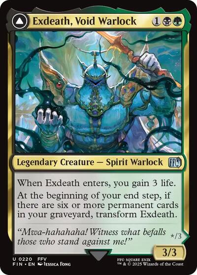 Exdeath, Void Warlock (Universes Beyond: FINAL FANTASY) Near Mint - Nick Nack's Full Frontal Attack