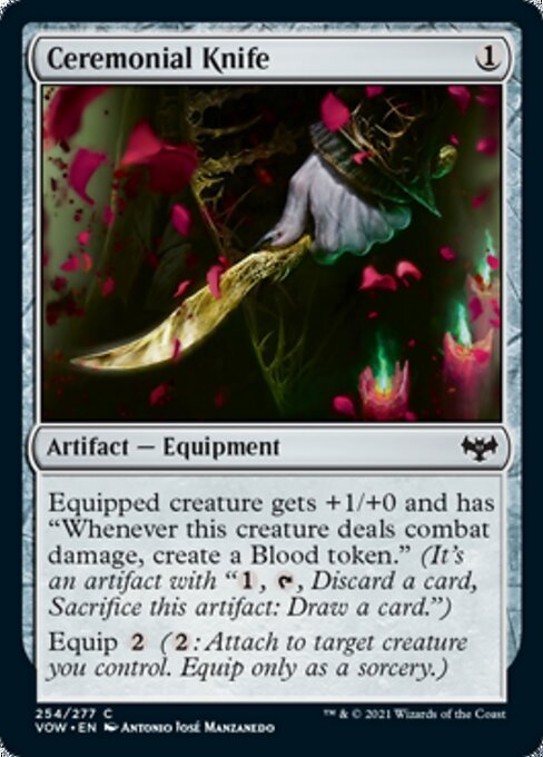 Ceremonial Knife (Innistrad: Crimson Vow) Near Mint - Nick Nack's Full Frontal Attack
