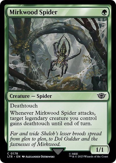 Mirkwood Spider (Universes Beyond: The Lord of the Rings: Tales of Middle-earth) Near Mint - Nick Nack's Full Frontal Attack