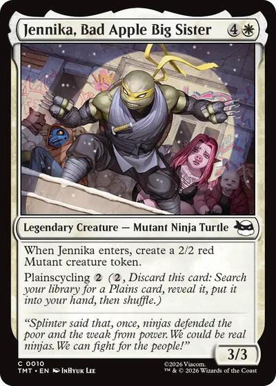 Jennika, Bad Apple Big Sister (Teenage Mutant Ninja Turtles) Near Mint Foil - Nick Nack's Full Frontal Attack