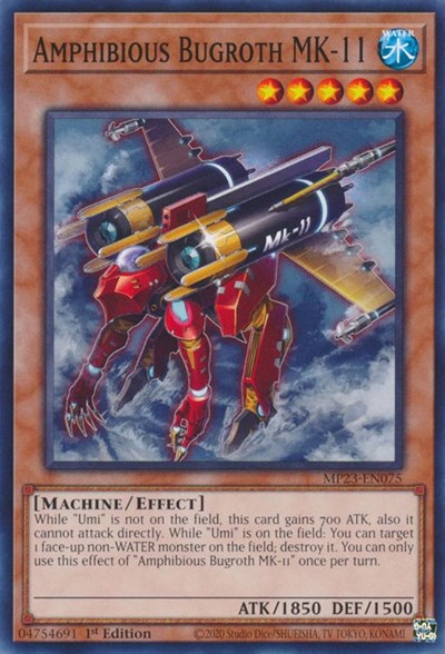 Amphibious Bugroth MK-11 (25th Anniversary Tin: Dueling Heroes Mega Pack) Light Play 1st Edition