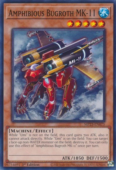 Amphibious Bugroth MK-11 (25th Anniversary Tin: Dueling Heroes Mega Pack) Light Play 1st Edition - Nick Nack's Full Frontal Attack
