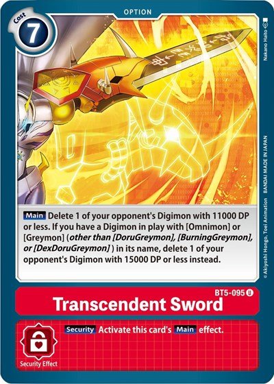 Transcendent Sword (Battle of Omni) Near Mint - Nick Nack's Full Frontal Attack